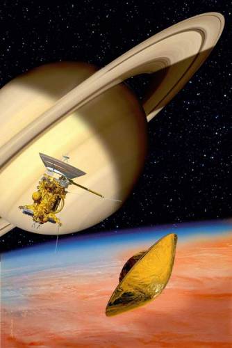 V červenci loňského roku dostala planeta Saturn první umělou družici – plný název projektu je však Cassini/Huygens. Samostatnou částí sondy je totiž atmosférické pouzdro. Úkolem pouzdra bylo sestoupit 14. ledna, tedy před několika dny, k Titanu, provést sérii měření v atmosféře a nakonec přistát na povrchu. Právě v těchto dnech už bychom měli znát výsledky experimentu i to, zda skončil úspěchem.