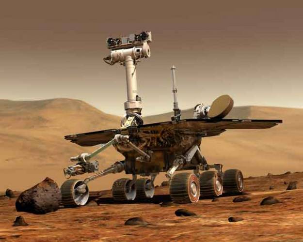 Pojízdný robot Spirit vyslal svůj první signál o svém pohybu na povrchu Marsu patnáctého ledna 2004 v přesně 09:21 středoevropského času. V řídícím středisku NASA v americkém Houstonu v tu chvíli propuklo nadšení. Více než půlroční cesta ze Země na Mars dopadla úspěšně.