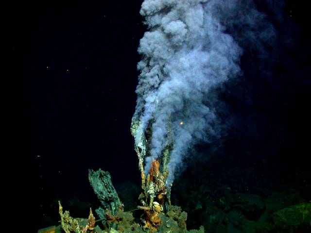 Takzvaní „černí kuřáci“ jsou hydrotermální průduchy na mořském dně. Poprvé byly pozorovány v roce 1977. Od té doby se stále zlepšuje naše poznání nejen jejich fyzikální a geologické stránky, ale také jejich úloha v podpoře života v hlubinách moří. Britská expedice nedávno objevila nejhlouběji umístěného kuřáka nedaleko Kajmanských ostrovů v Karibiku.