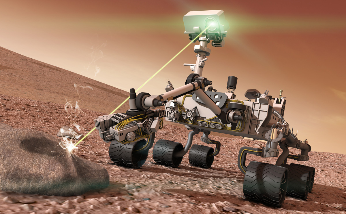 Robotické vozítko Curiosity již pátým rokem brázdí Mars. Je vybaveno laserovým modulem Chem-Cam na analýzu hornin, který napájí kondenzátory firmy AVX z Lanškrouna