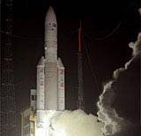 V sobotu 12. února ve 22:03 SEČ z kosmodromu v Kourou ve Francouzské Guayaně odstartovala na svou první vesmírnou misi nejvýkonnější evropská raketa Ariane 5-ECA.