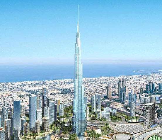 Stavba obřího mrakodrapu Burj Dubaj, který by se měl v budoucnosti stát nejvyšší budovou světa, právě začala! Nikdo ale přesně netuší, jak bude nakonec vysoký.