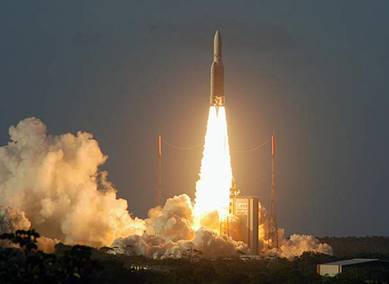 ESA včera ze svého kosmodromu ve Francouzské Guyaně úspěšně vyslala na oběžnou dráhu nejtěžší komerční komunikační satelit všech dob.