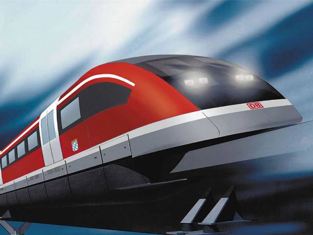 Nedávno byl na testovací trati v německém Emslandu (TVE) schválen do provozu supermoderní vlak Transrapid.