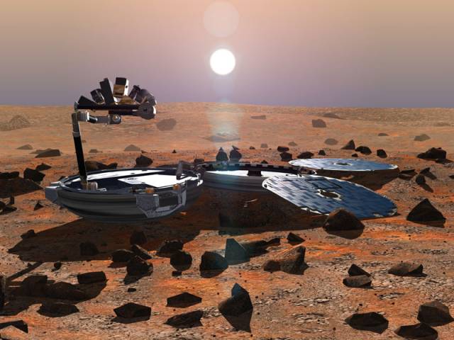 Nalezena ztracená sonda na Mars