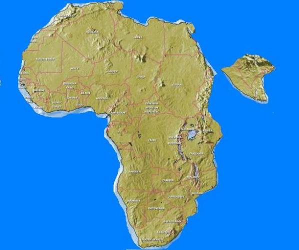 Východní Afrika se trhá od zbytku světadílu