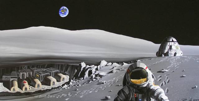 NASA představila plán pro vybudování stálé základny na Měsíci.