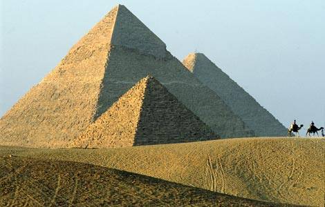 Američané analyzují složení vápencových kvádrů použitých při stavbě egyptských pyramid.
