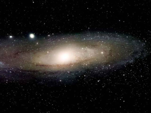 Až se v daleké budoucnosti spojí naše galaxie se souhvězdím Andromeda, planeta Země se ocitne na jejím okraji.