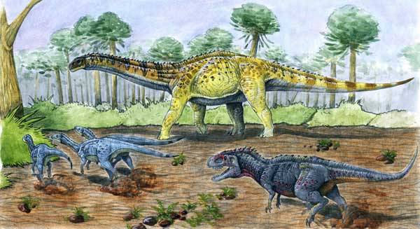 Největší dinosauři Austrálie Rekord se posunul o sedm metrů. Nález zkamenělých kostí dvou titanosaurů poblíž města Eromanga v jihozápadním Queenslandu oznámil zdejší farmář již v roce 2005.