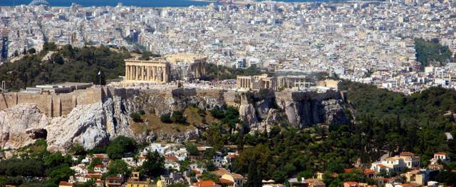 Jakou barvu měl athénský Parthenon?