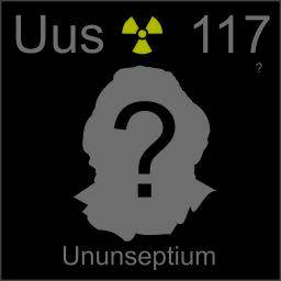 V Mendělejevově tabulce prvků zela do nedávna díra. Mezi prvky s protonovýcm číslem 116 a 118, které se fyzikům již podařilo vytvořit, stále chyběla 117ka. Vědcům ze Spojeného ústavu pro jaderný výzkum v ruské Dubné se nedávno podařilo dosud prázdné políčko vyplnit. Pro prvek byl již připraven název ununseptium.