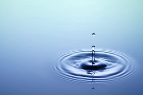 Water world - Falling a drop of water