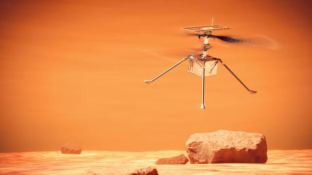 Trable na Marsu: Tamnímu vrtulníčku Ingenuity zvoní hrana