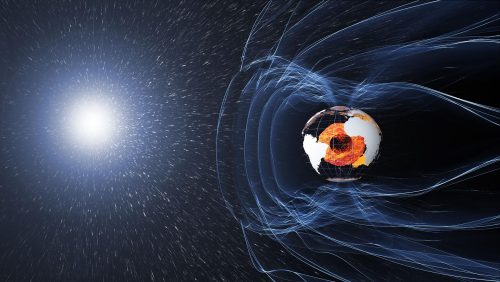 Magnetické pole Země kdysi téměř zmizelo. Činnost kovů v zemském jádru pak zachránila pozemský život