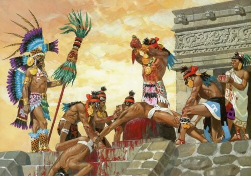 Maskovali Aztékové svými rituály bestiální choutky?