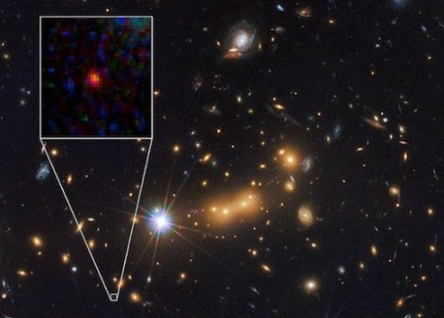 Objeven kandidát na nejvzdálenější galaxii